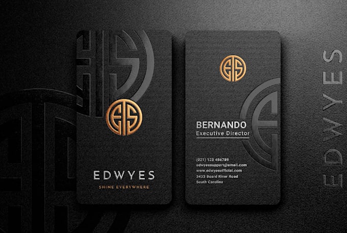 do modern stunning business card
