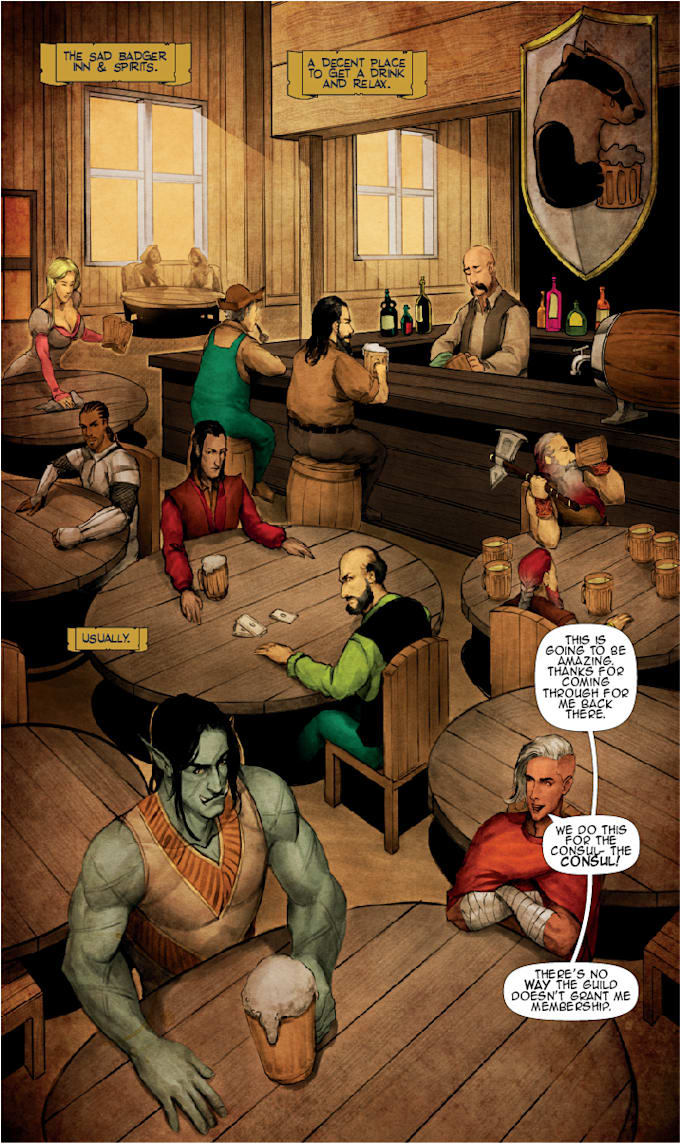 do professional lettering for your comic book