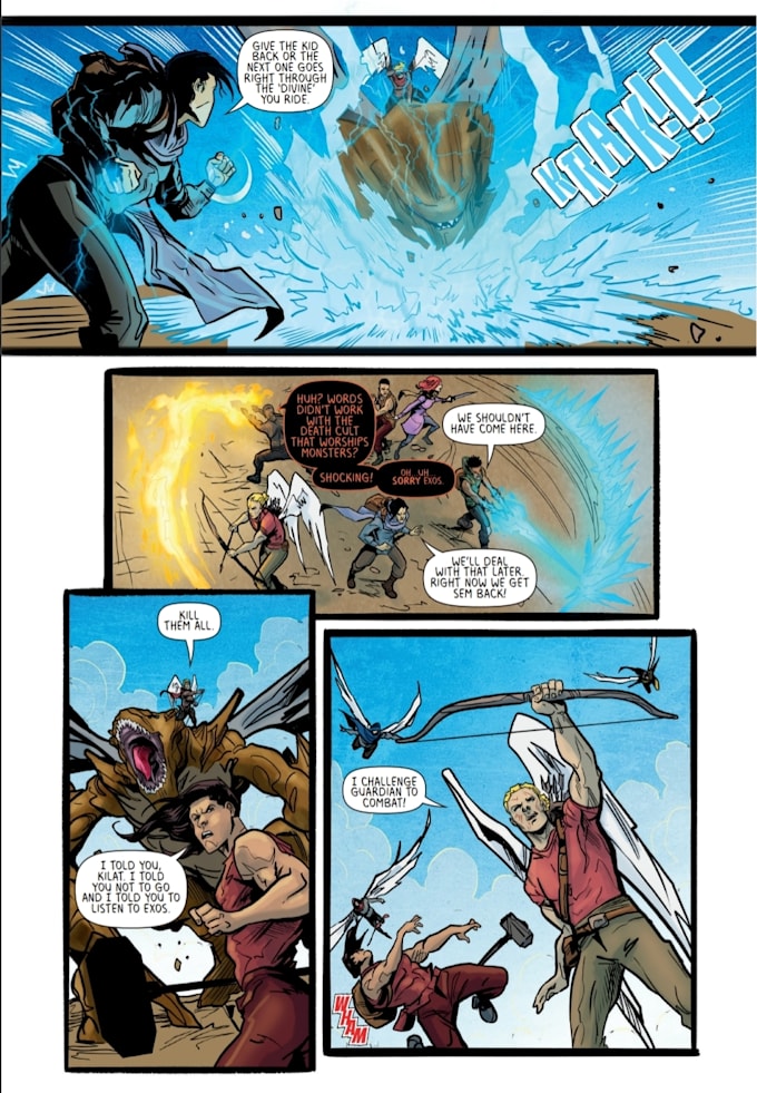 do professional lettering for your comic book