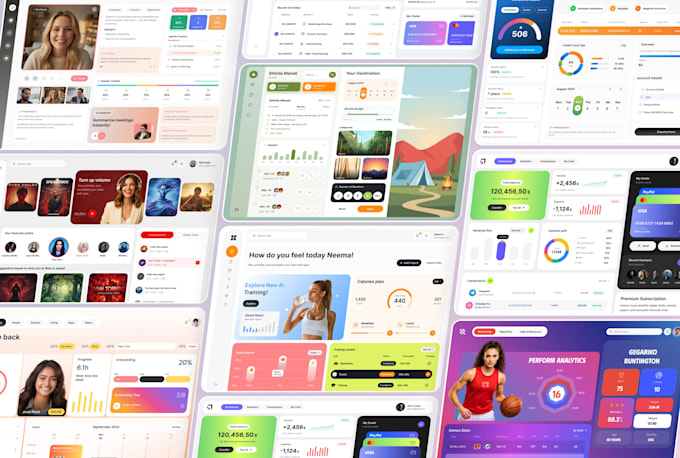 design figma website UI UX, saas website, web app, and landing page