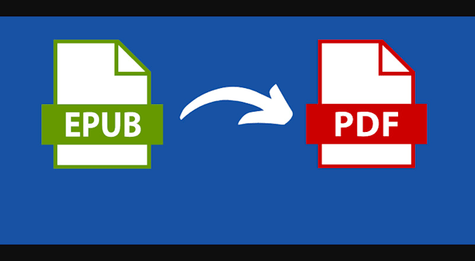 convert epub to pdf format