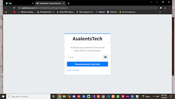create a login system