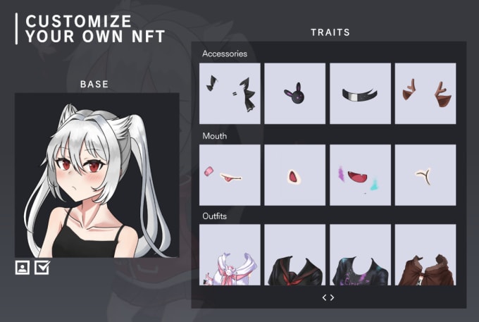 make unique anime nft collections