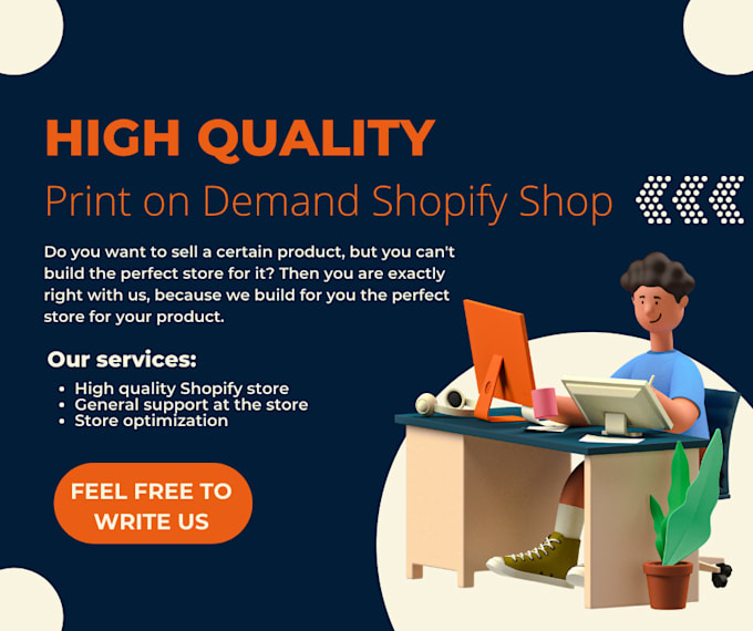 create a complete print on demand shopify store
