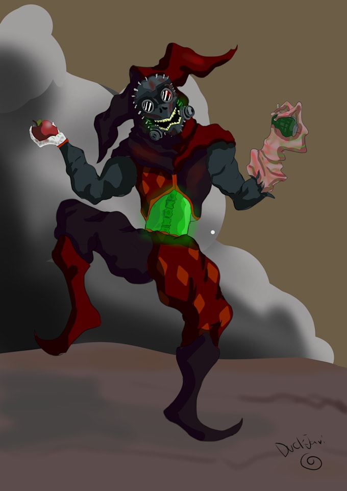 draw your monster or creature concept art