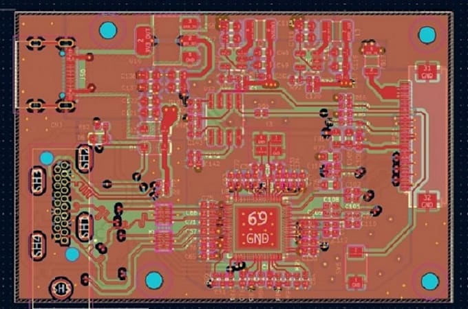 design schematics and pcb layout in proteus, kicad, altium, easyeda