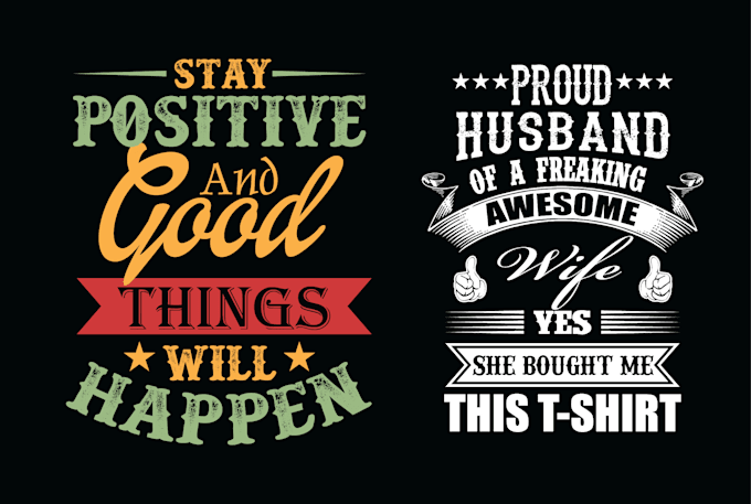 do custom bulk typography tshirt design creative tshirt