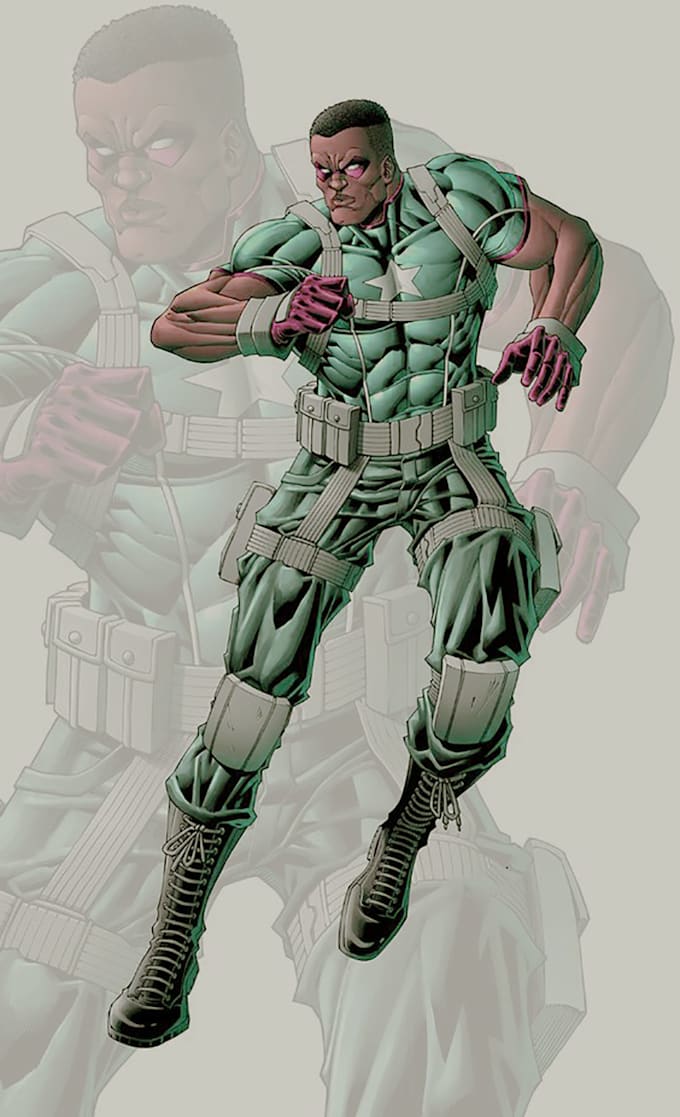draw superhero character for you