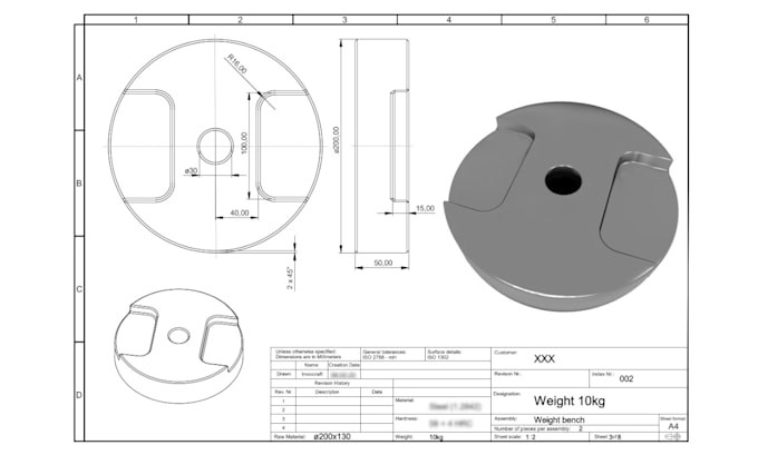 design 3d cad models, technical drawings and assemblies