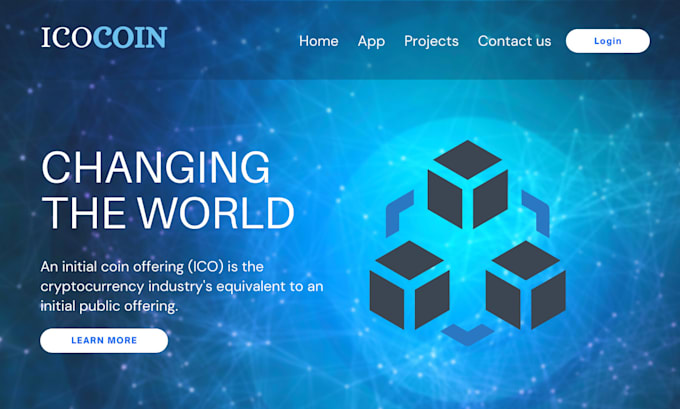 design modern landing page or homepage using wordpress