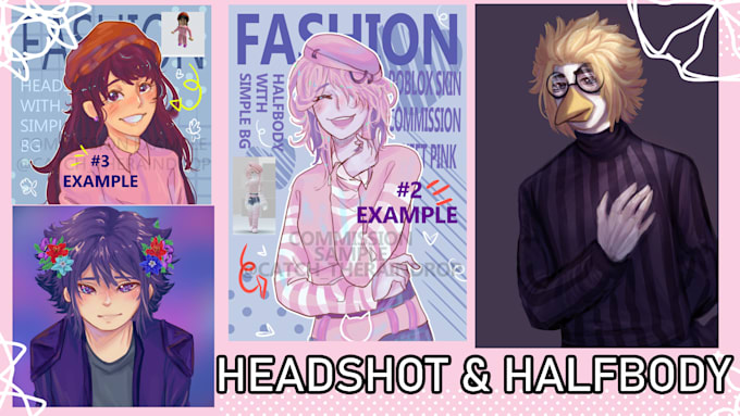 draw your minecraft roblox skin or character in anime style