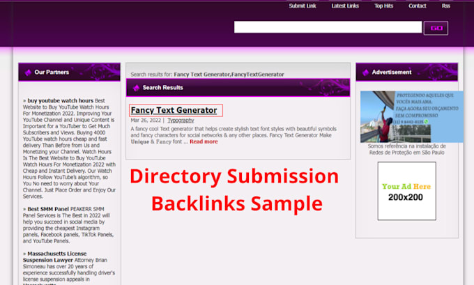 do manual web directory submission on high da dofollow sites