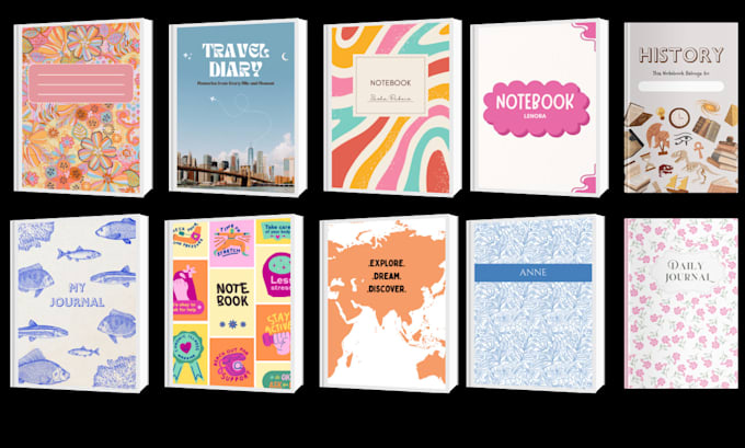 design notebooks, planners, and journals