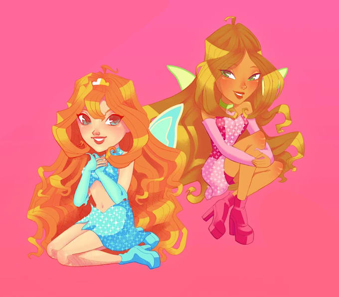 design cute chibi characters