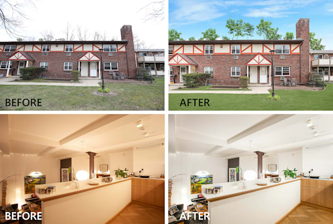do real estate photo editing, hdr blending professionally