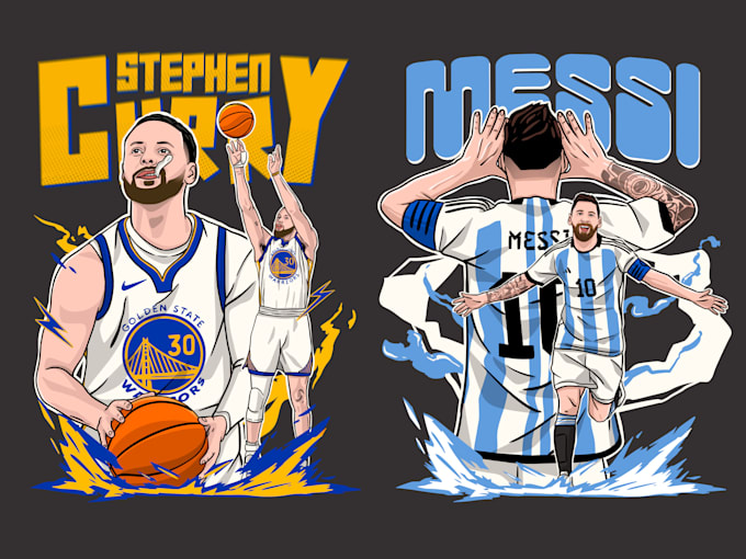 design football basketball sport illustration for t shirt