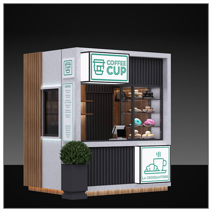 design kiosk, stall, retail design