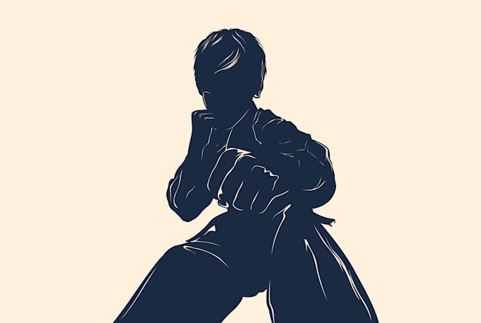 create vector silhouette designs and logo