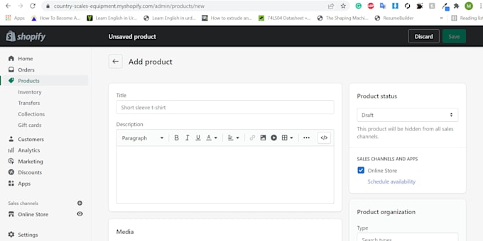fast shopify data entry