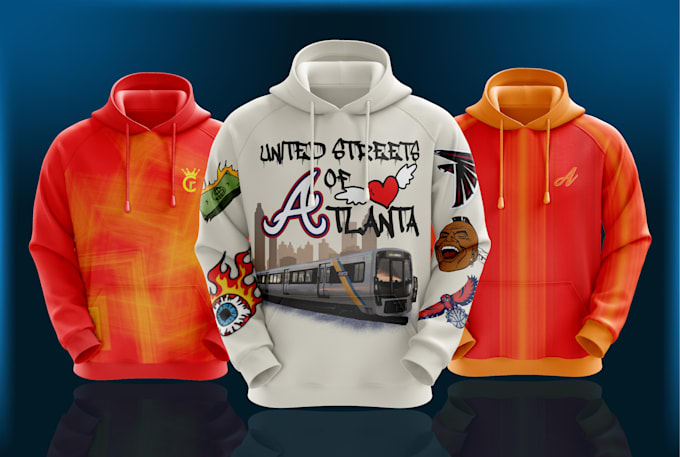 do sublimation hoodie sweatshirt clothing brand logo clothing design