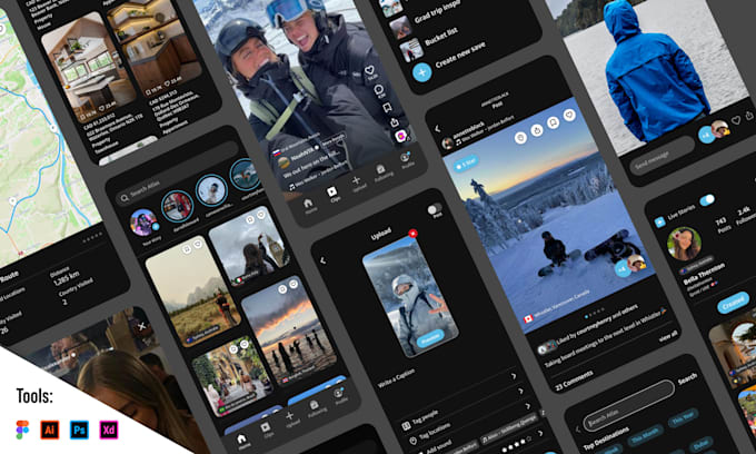 design mobile app in figma