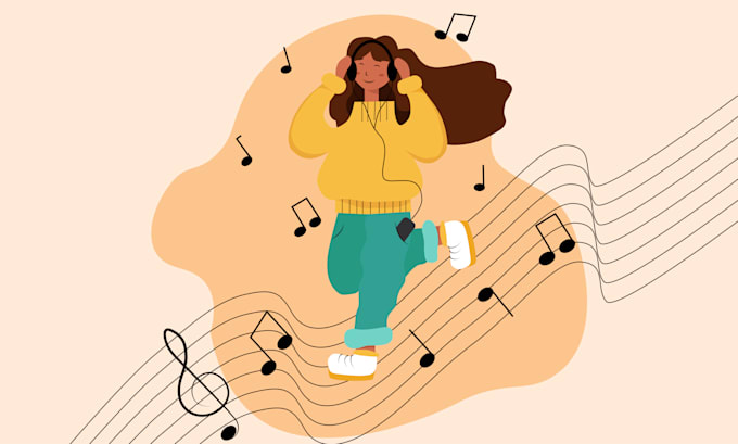 create vector flat illustration for brand, website, blog, animation