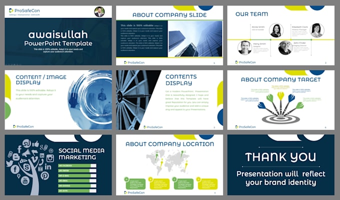 design powerpoint presentation and template