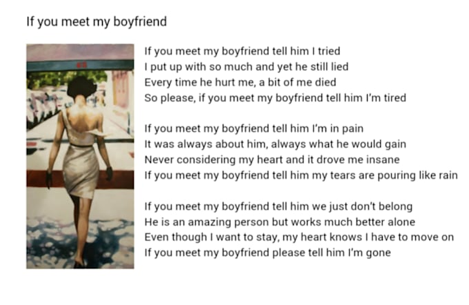 write a beautiful love poem or letter for you