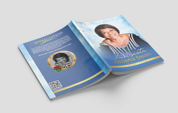 design invitation, event or church flyer, funeral, burial
