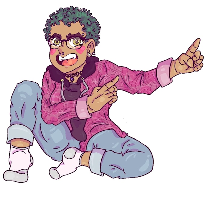 draw your character in my cartoonist style