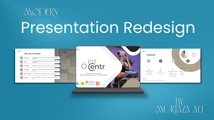 modernize powerpoint presentation redesign and pitch deck