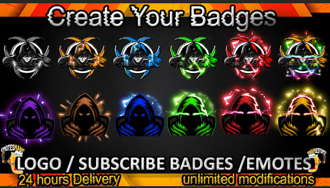 create twitch sub badges, twitch subscriber badges, twitch emotes