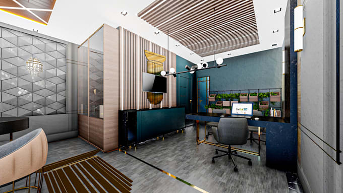 design and render beautiful office spaces for you