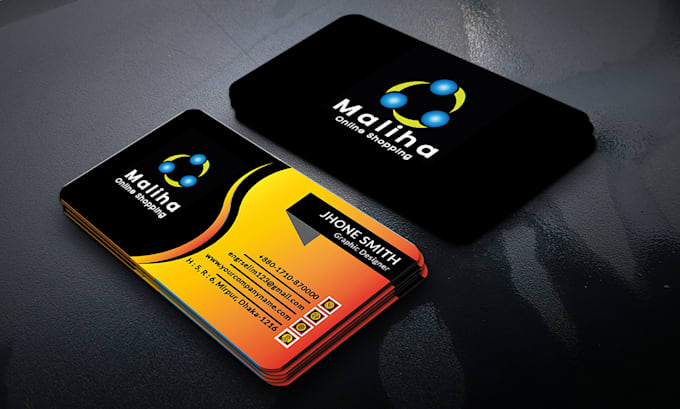 make a unique professional business card for your business