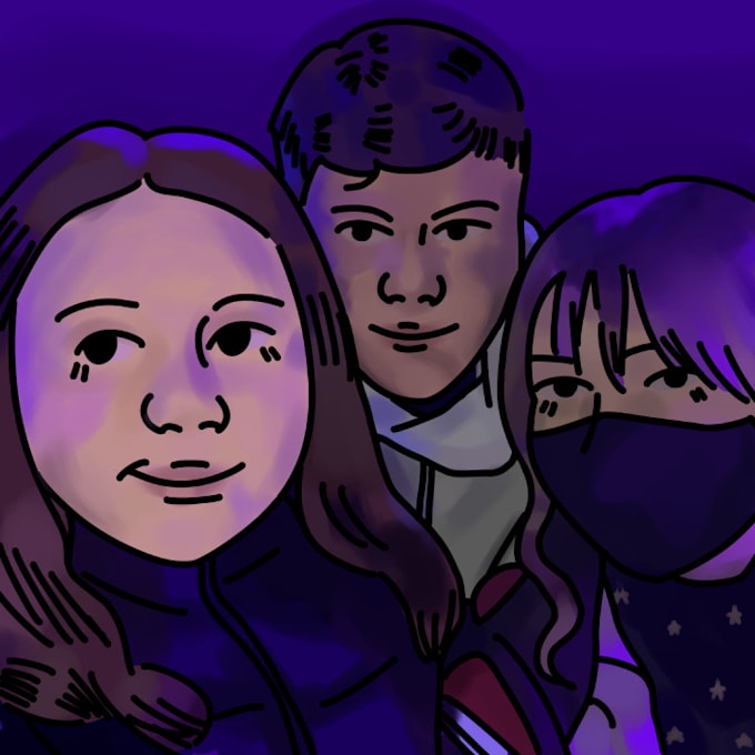 make you an illustrated profile photo