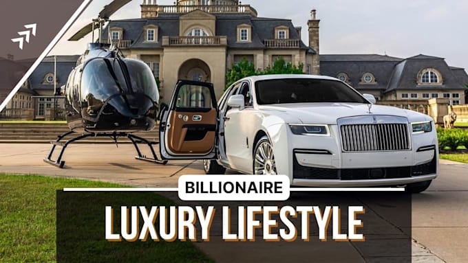 create 6x10mins luxury lifestyle motivational video for youtube