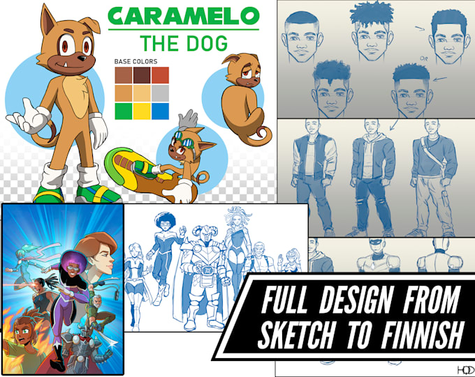 create your custom character design