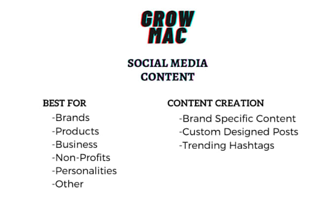 be your social media manager and content creator