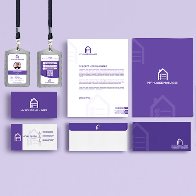 design business card or stationery