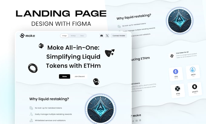 do the figma website UI design and website mockup