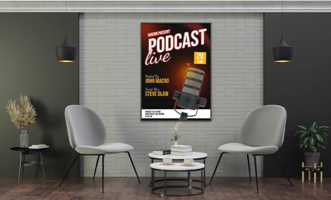 design podcast cover design in 12 hours
