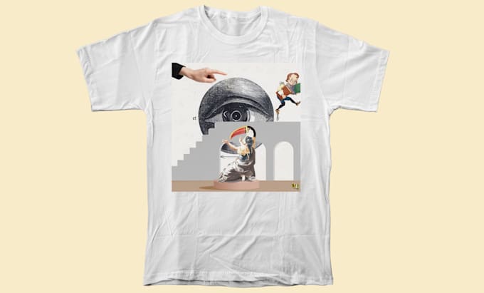 make awesome collage artwork for tshirt design