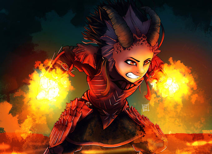 create fantasy and sci fi character art
