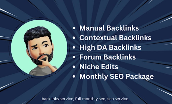 provide high quality monthly off page seo backlinks service