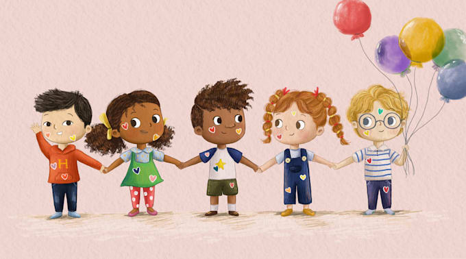 draw children book illustration