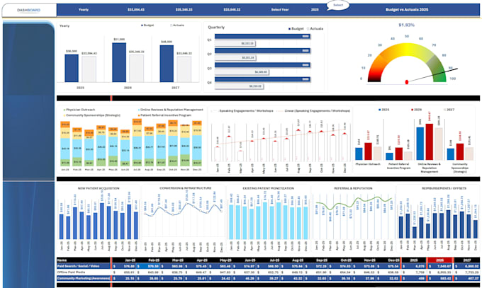 create excel custom reports