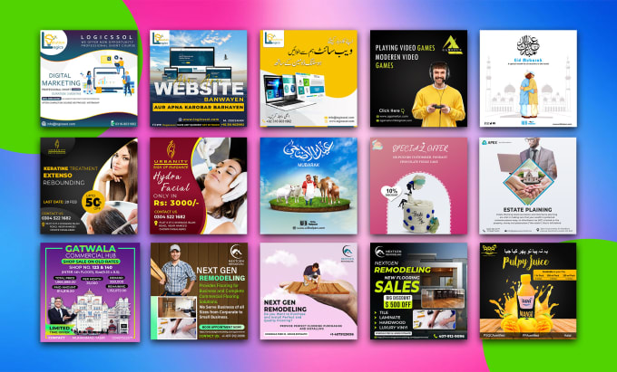 design social media posts