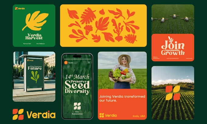 design your logo and brand identity with brand style guide