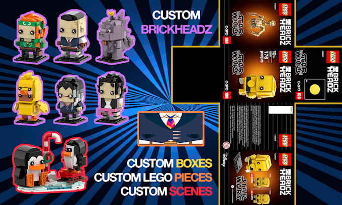 create a lego brickheadz for you