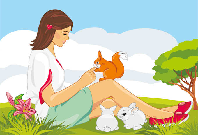 draw babies, toys and any childrens illustrations